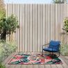 Tapis indoor/ outdoor en PET recyclé motif fleur design rose Melora ambiance