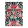 Tapis indoor/ outdoor en PET recyclé motif fleur design rose Melora