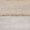 Tapis de salon pure laine violet multi Glow bordure