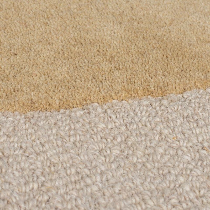 Tapis de salon pure laine violet multi Glow détail