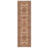 Tapis en jute motifs classiques rouge Lana runner