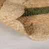 copy ofTapis forme originale en jute beige et blanc Grace