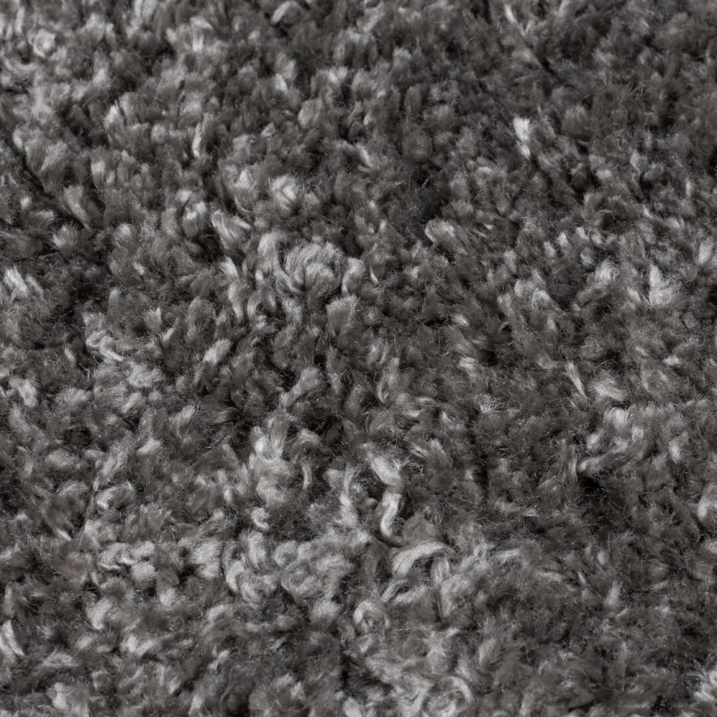 Tapis shaggy épais motifs berberes gris Riad motifs