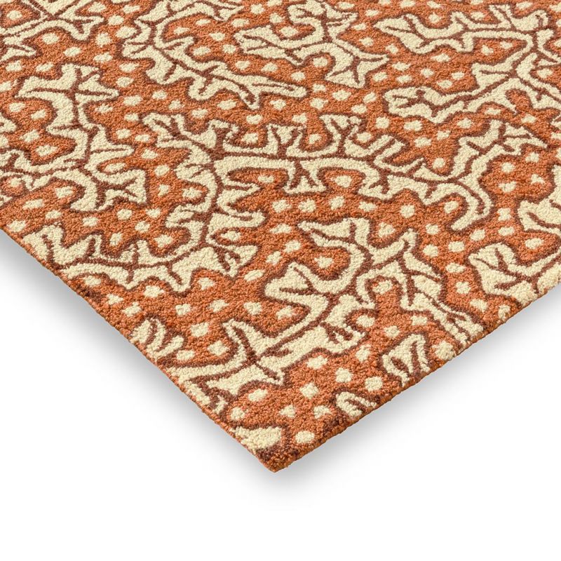 Tapis d'extérieur orange Truffle epaisseur