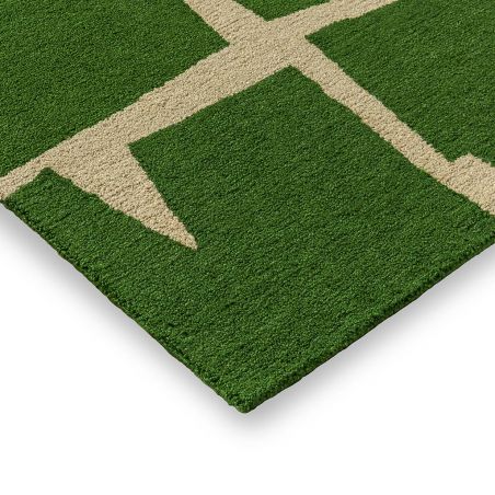Tapis exterieur interieur en PET recyclé vert Moqui epaisseur Tapis exterieur interieur en PET recyclé vert Moqui epaisseur