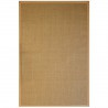 Tapis sur-mesure en sisal gansé beige