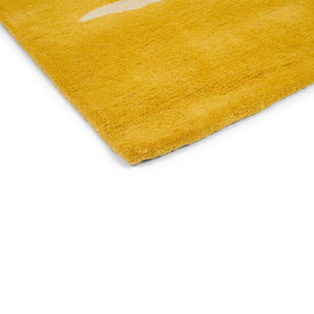 Tapis à motif galet Lohko Honey jaune Scion angle Tapis à motif galet Lohko Honey jaune Scion angle
