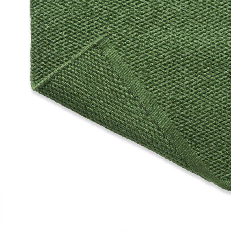 Tapis exterieur interieur en PET recyclé vert Deck Spring dessous