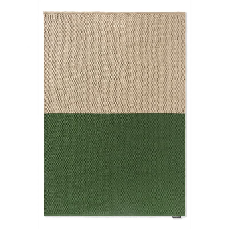 Tapis exterieur interieur en PET recyclé vert Deck Spring