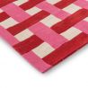 Tapis haut de gamme en pure laine Basket Weave Harlequin détail angle