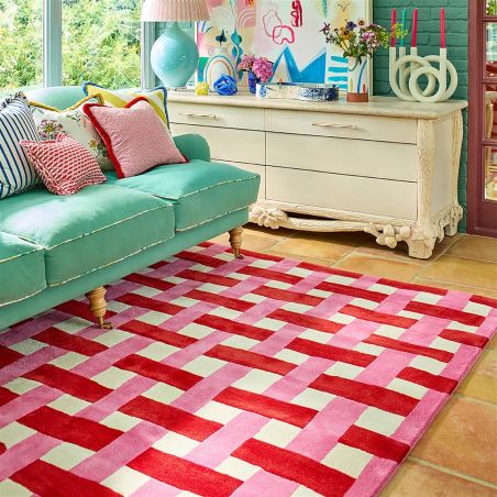 Tapis haut de gamme en pure laine Basket Weave Harlequin ambiance Tapis haut de gamme en pure laine Basket Weave Harlequin ambiance