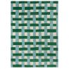 Tapis haut de gamme en pure laine Basket Weave vert Harlequin