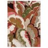 Tapis haut de gamme en laine et viscose Calathea terracotta Harlequin