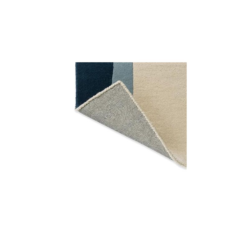 Tapis haut de gamme en laine Torillo bleu Harlequin detail revetement