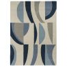 Tapis haut de gamme en laine Torillo bleu Harlequin