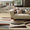 Tapis haut de gamme en laine Torillo brun Harlequin ambiance