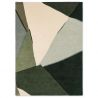 Tapis haut de gamme en laine Sumi Reflect vert multi Harlequin