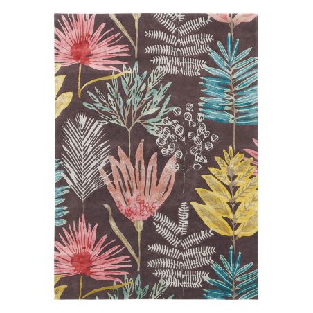 Tapis haut de gamme en laine et viscose Yasuni multicolore Harlequin Tapis haut de gamme en laine et viscose Yasuni multicolore Harlequin