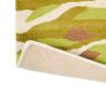 Tapis haut de gamme en laine et viscose Floreale jaune Harlequin revetement dessous