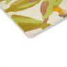 Tapis haut de gamme en laine et viscose Floreale jaune Harlequin détail angle