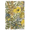 Tapis haut de gamme en laine et viscose Floreale jaune Harlequin