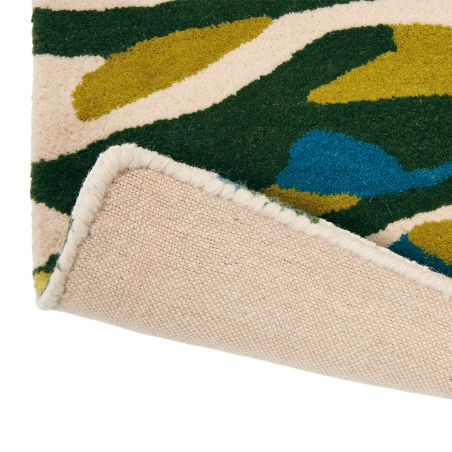Tapis haut de gamme en laine et viscose Floreale Fuchsia Harlequin revetement dessous Tapis haut de gamme en laine et viscose Floreale Fuchsia Harlequin revetement dessous
