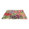 Tapis haut de gamme en laine et viscose Floreale Fuchsia Harlequin à plat