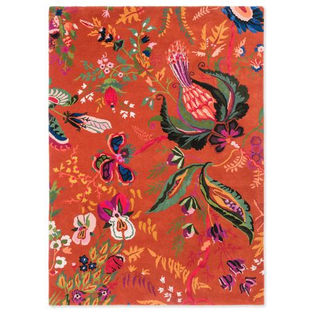Tapis haut de gamme en laine et viscose Wonderland Orange Harlequin Tapis haut de gamme en laine et viscose Wonderland Orange Harlequin