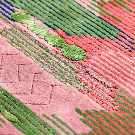 Tapis haut de gamme en laine et viscoseWilderness vert multi Harlequin focus viscose Tapis haut de gamme en laine et viscoseWilderness vert multi Harlequin focus viscose