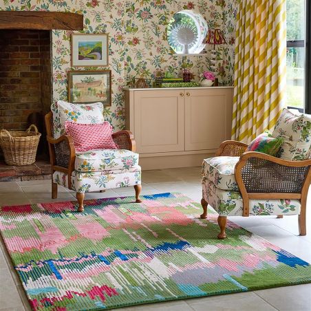 Tapis haut de gamme en laine et viscoseWilderness vert multi Harlequin ambiance Tapis haut de gamme en laine et viscoseWilderness vert multi Harlequin ambiance