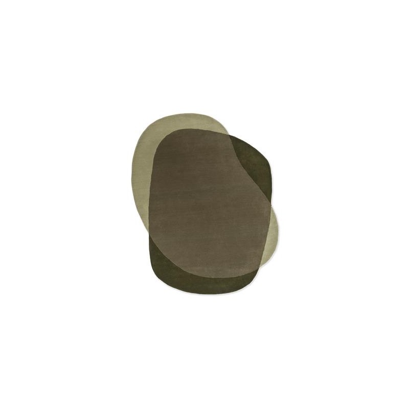 Tapis Pure laine Element Moore Moss