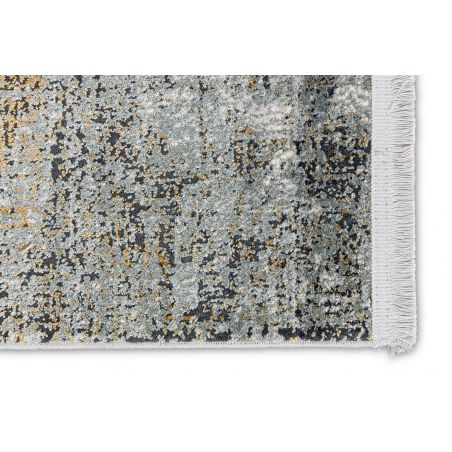 Tapis Moderne Positano Abstrait Gris Or viscose et acrylique Tapis Moderne Positano Abstrait Gris Or viscose et acrylique