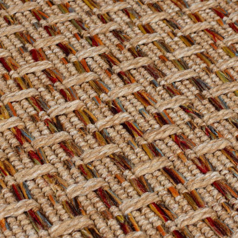 Tapis effet Jute Nora Diamond extérieur