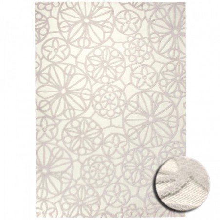 Tapis Society Circle Blanc par Esprit Home Tapis Society Circle Blanc par Esprit Home