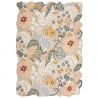 Tapis original laine rose Floral Daphne