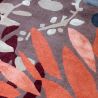Tapis de salon moderne en laine multicolore Estella Submarine
