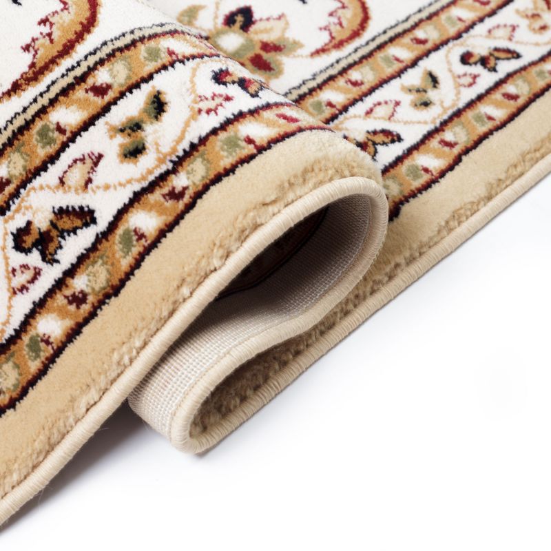 Tapis de couloir à motifs persans beige Sherborne