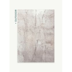 Tapis de Salon Design rectangulaire haut de gamme Albatre gris