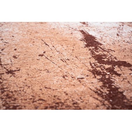 Tapis de Salon Design rectangulaire haut de gamme Tandoorie rouille détail couleur Tapis de Salon Design rectangulaire haut de gamme Tandoorie rouille détail couleur