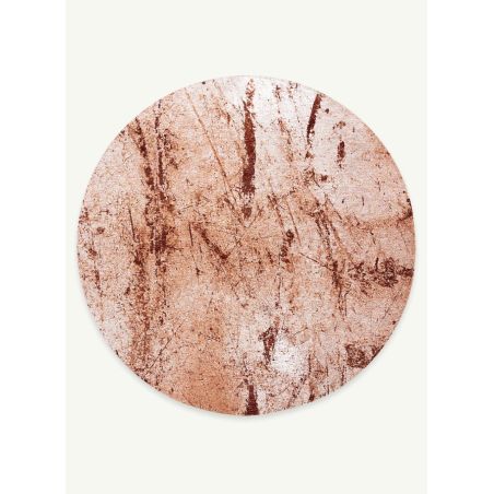 Tapis de Salon Design rectangulaire haut de gamme Tandoorie rouille rond Tapis de Salon Design rectangulaire haut de gamme Tandoorie rouille rond