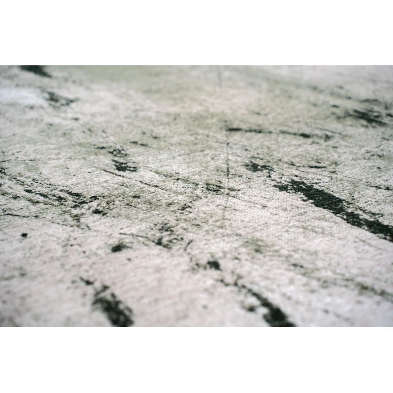 Tapis de Salon Design rectangulaire haut de gamme Alpine gris détail matiere