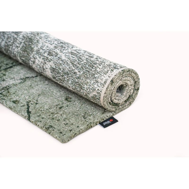 Tapis de Salon Design rectangulaire haut de gamme Alpine gris detail revetement