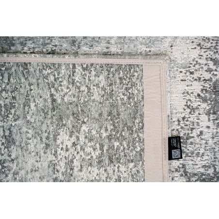 Tapis de Salon rectangulaire haut de gamme Virgin Land Venus gris détail étiquette Tapis de Salon rectangulaire haut de gamme Virgin Land Venus gris détail étiquette