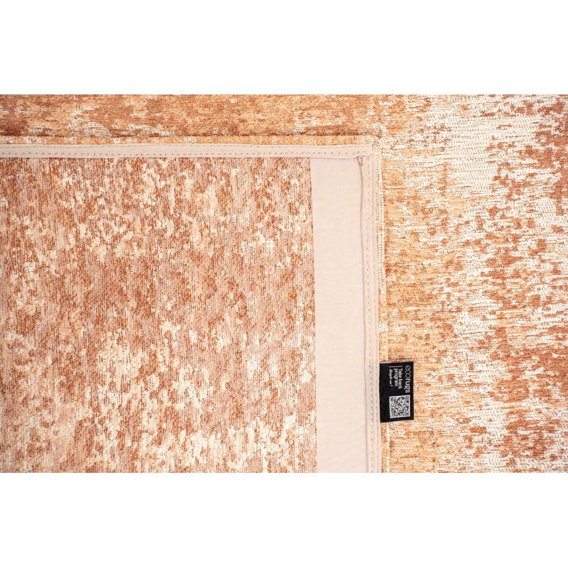 Tapis de Salon rectangulaire haut de gamme Virgin Land Mars rouille détail étiquette