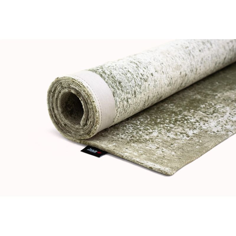 Tapis de Salon rectangulaire haut de gamme Virgin Land Uranus vert détail revetement