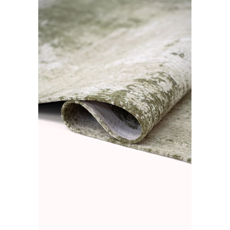 Tapis de Salon rectangulaire haut de gamme Virgin Land Uranus vert détail couleur