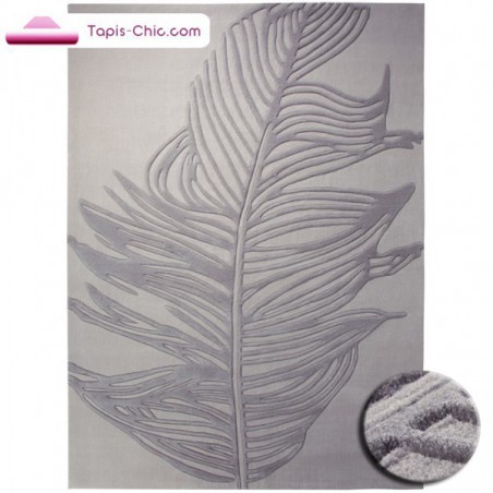 Tapis Feather Gris par Esprit Home Tapis Feather Gris par Esprit Home