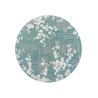 Tapis classique en PET Sakura Lake Blue rond