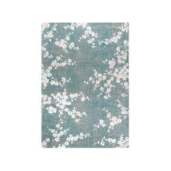 Tapis classique en PET Sakura Lake Blue