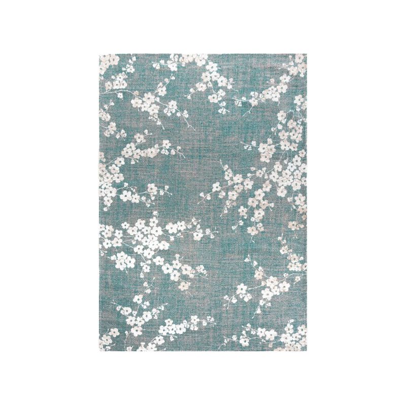 Tapis classique en PET Sakura Lake Blue